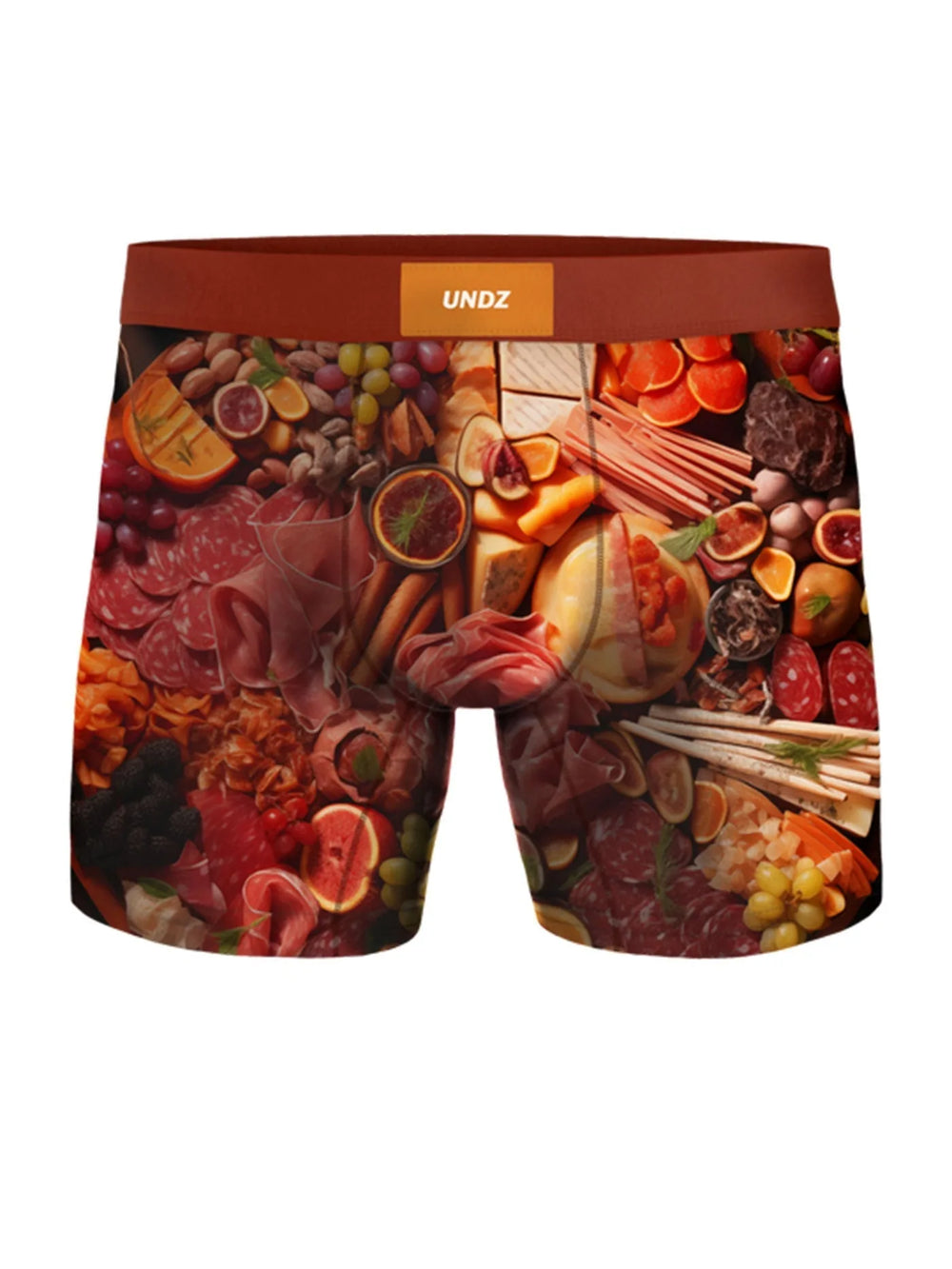UNDZ Men's Classic Boxer - Wine and Cheese