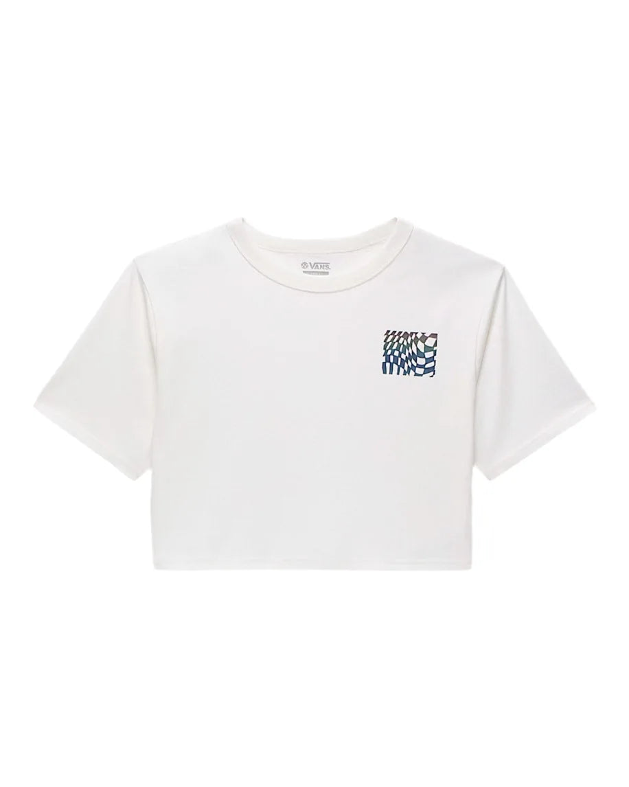 Vans 'Mte Wildthorn Reflective' Cropped Tee - White (Women's)