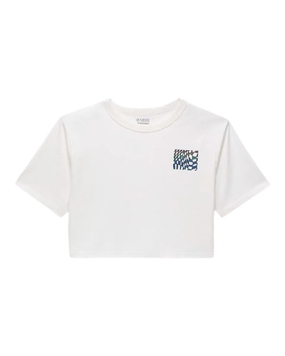 T-shirt court Vans 'Mte Wildthorn Reflective' - Blanc (pour femmes)