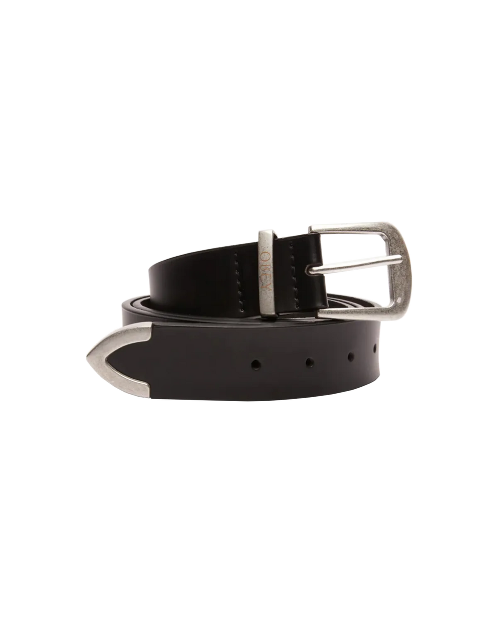 Ceinture Obey "Cuir" - Noir
