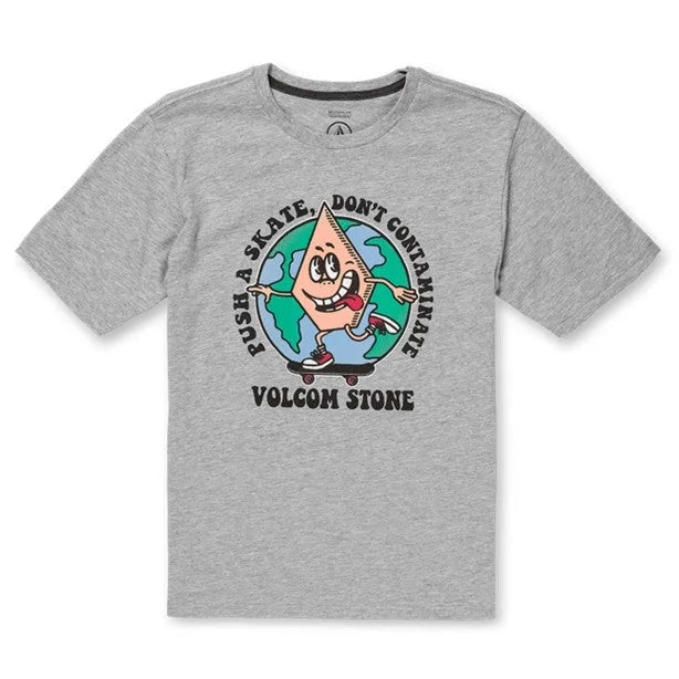 Volcom 'Dont Contaminate' Tee - Grey (KIDS)