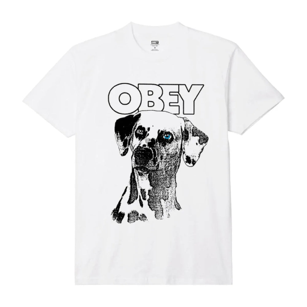T-shirt 'Dalmation' Obey - Blanc