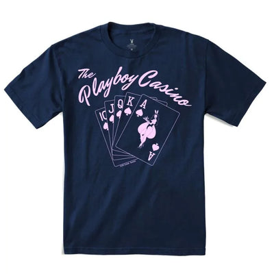 Color Bars X Playboy 'Casino' Tee - Navy