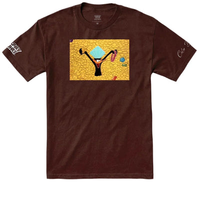 Tee 'Riches' Color Bars x Looney Tunes - Brun