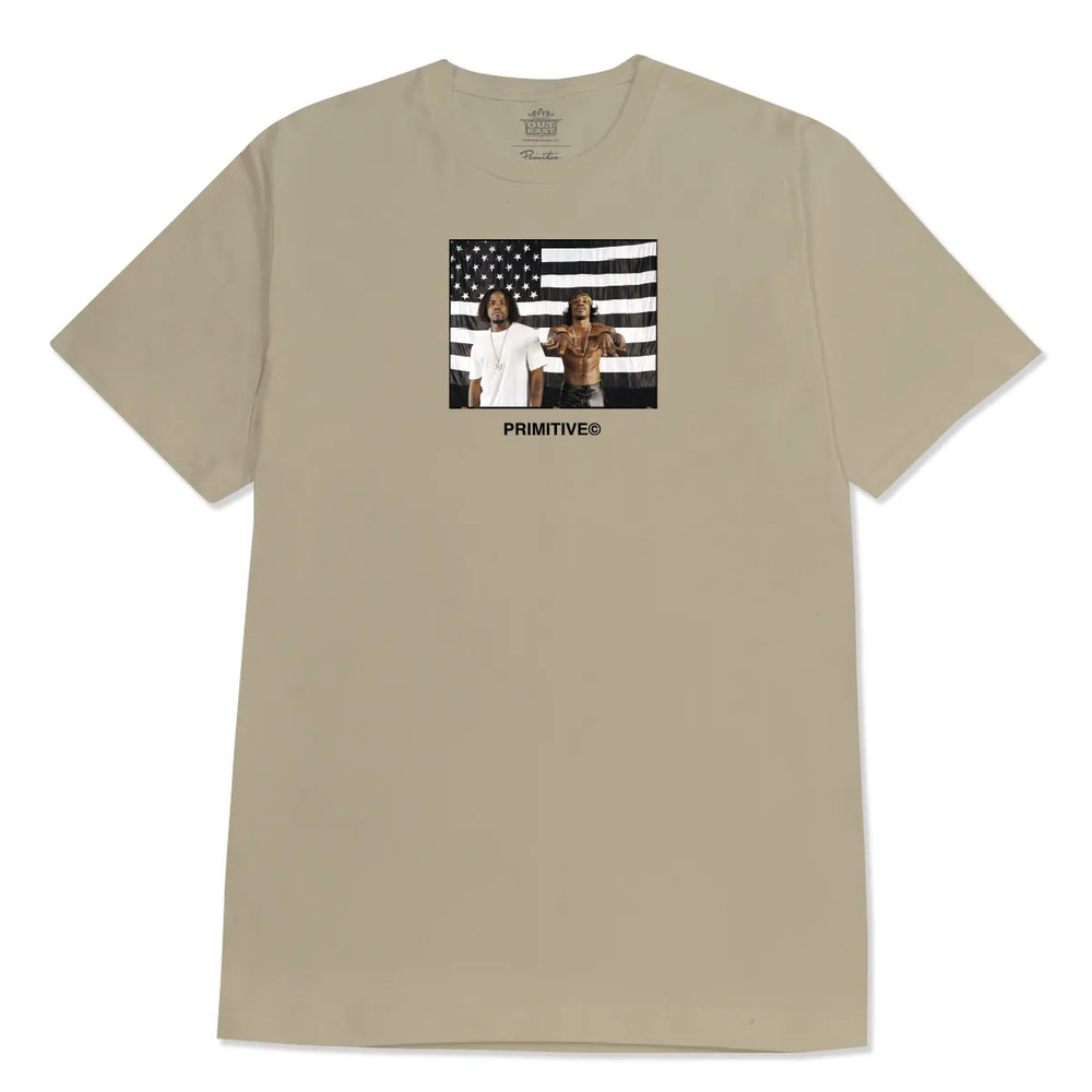 Primitive x Outkast 'Stripes' Tee - Sand