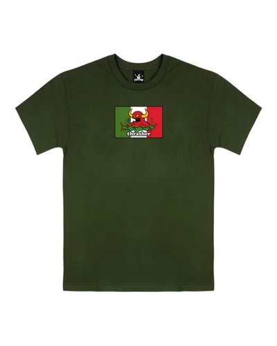 Thrasher X Toy Machine 'Hecho' Tee - Forest Green