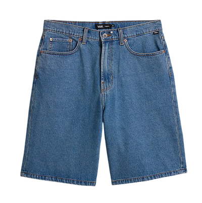 Vans 'Check-5 Baggy Denim' Shorts - Stone Washed Blue (Brown Patch)