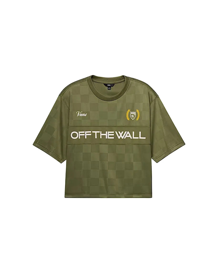 Vans 'Stevies Sports Jersey' Tee - Military Green (Women’s)