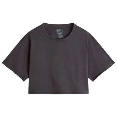 Vans 'Relaxed' Cropped Tee - Washed Grey (Women's)
