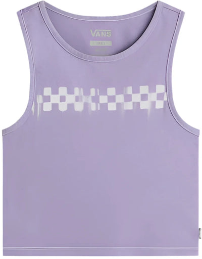 Débardeur ajusté Vans « Checkerboard » - Lilas délavé (pour femmes)