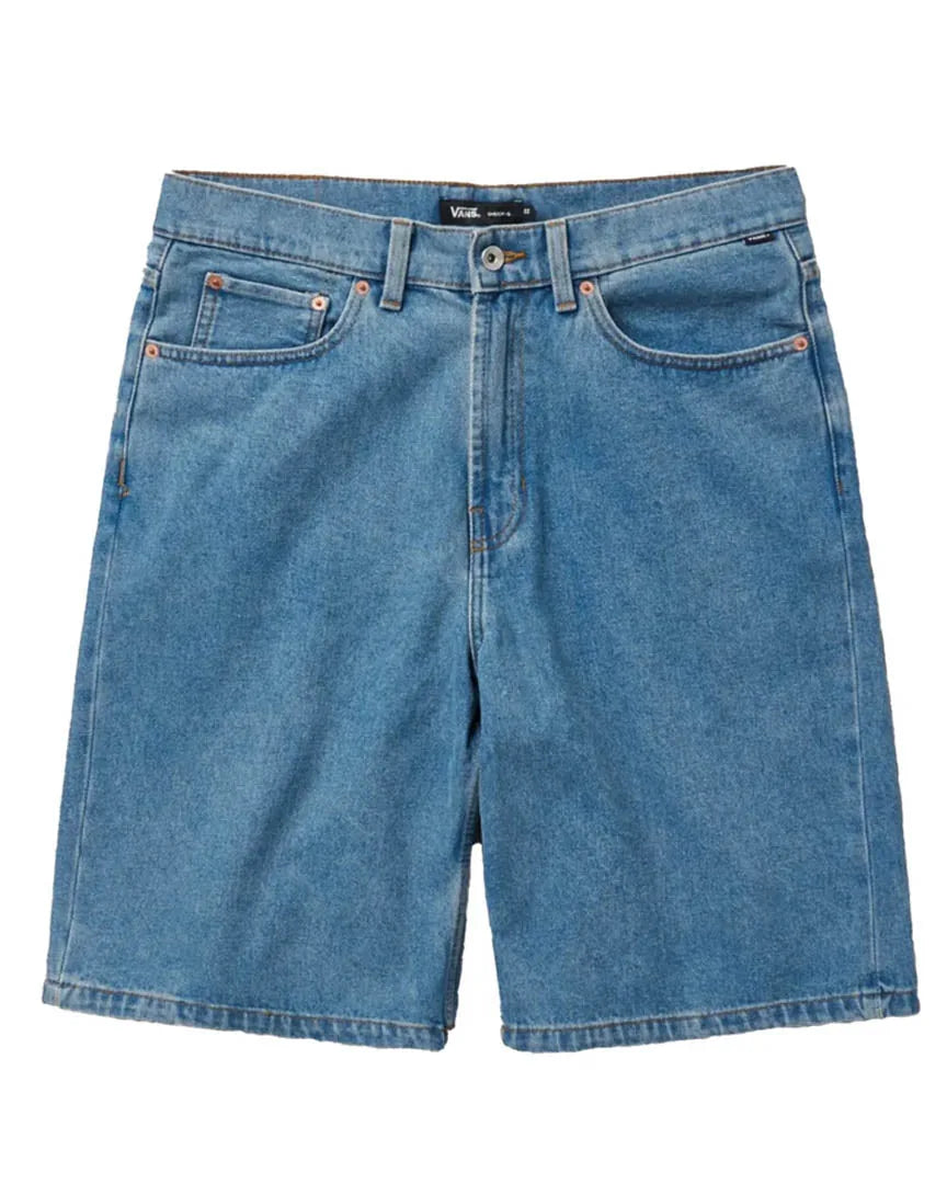 Shorts 'Check 5 Baggy' Vans - Bleu délavé (Écusson noir) (Pour femmes)