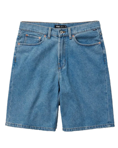Shorts 'Check 5 Baggy' Vans - Bleu délavé (Écusson noir) (Pour femmes)