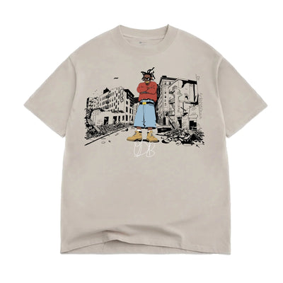 T-shirt 'Harlem' de Color Bars - Beige