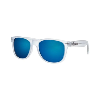 Lunettes de soleil Brigada 'Lizard King' - Blanc givré