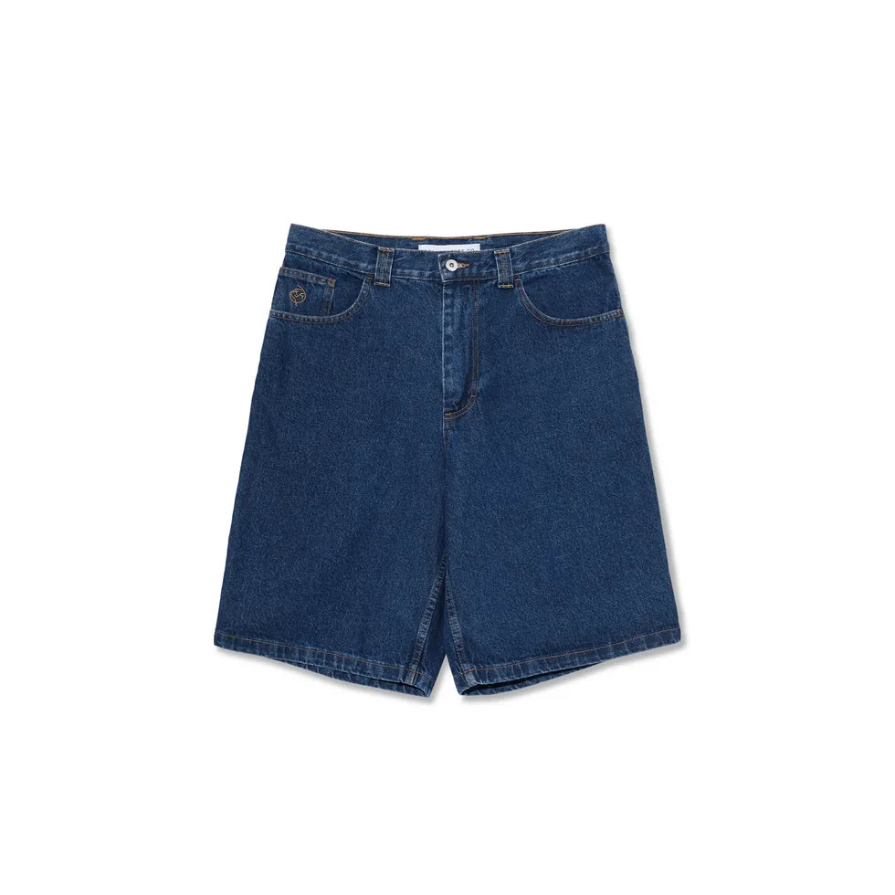 Polar Skate Co. 'Big Boy' Baggy Jean Shorts - Dark Blue