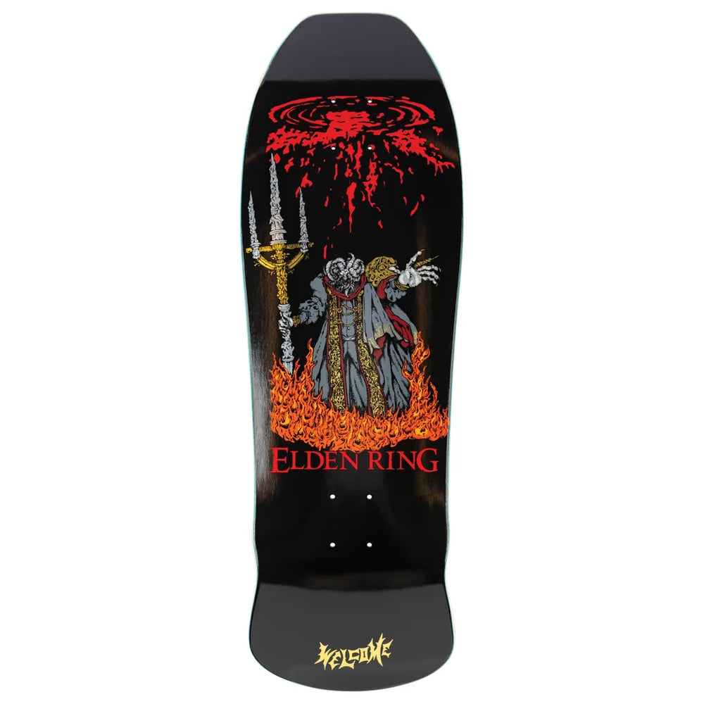 Welcome x Elden Ring 'Mohg On Grab' Shaped Deck - Black/Gold Foil