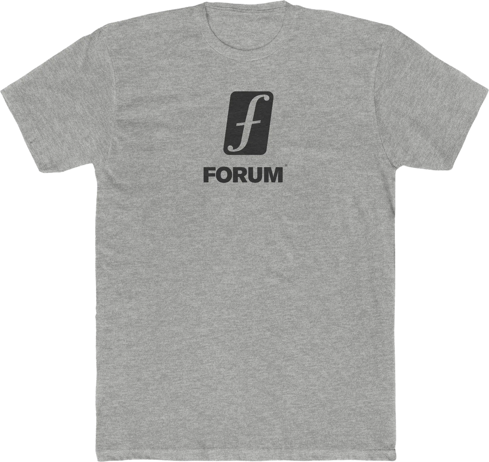 Forum 'Lockup' Tee - Heather Grey