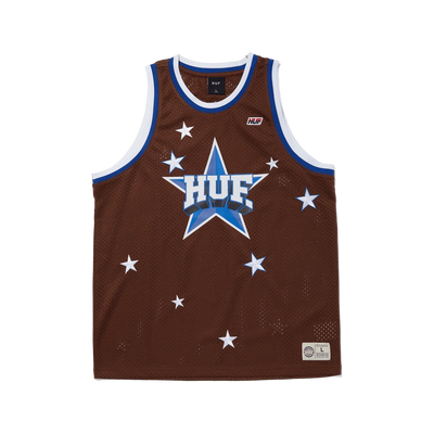 Maillot de basketball 'All Star' HUF - Brun/Bleu