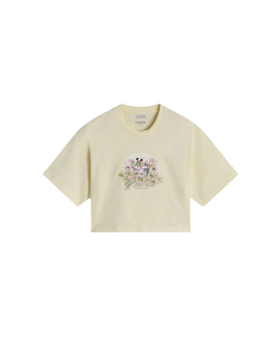 T-shirt court décontracté Vans 'Birdsong' - Jaune (pour femmes)
