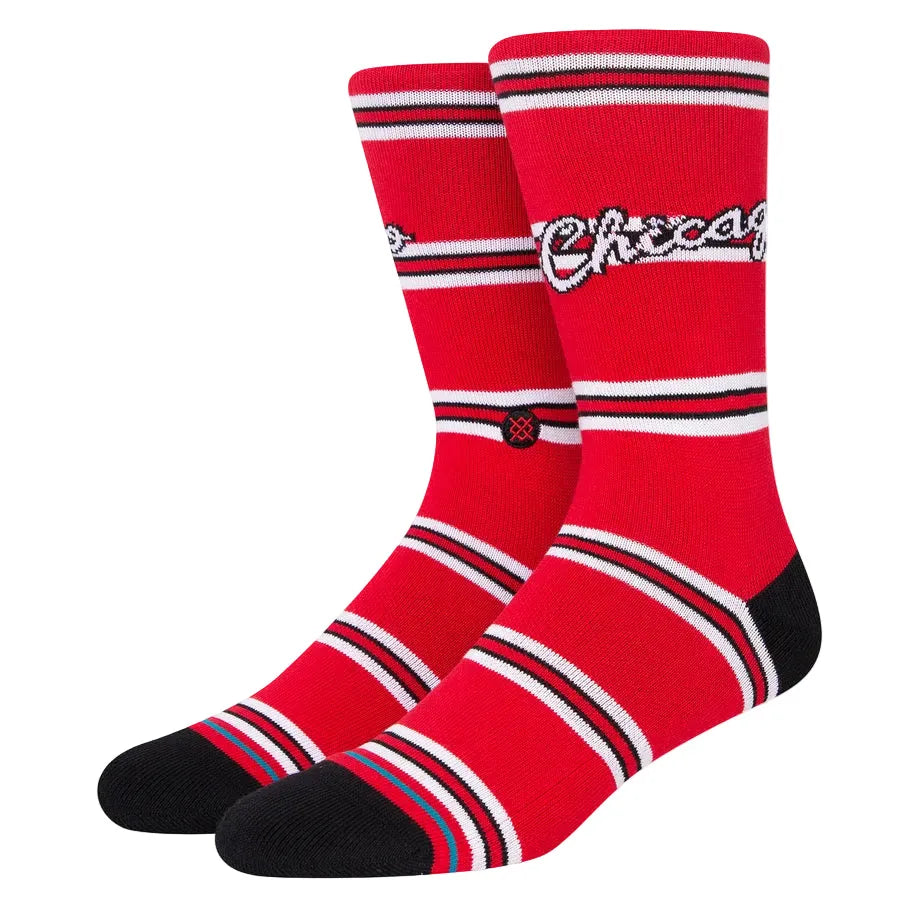 Chaussettes Stance x NBA 'Chicago Bulls Classics' - Rouge/Blanc