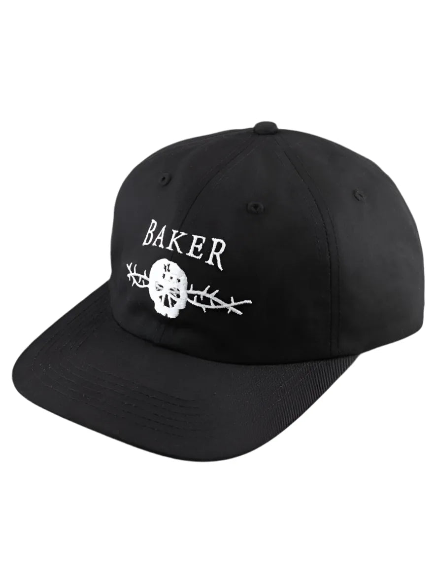 Casquette "Thorns" Baker Snapback - Noir/Blanc