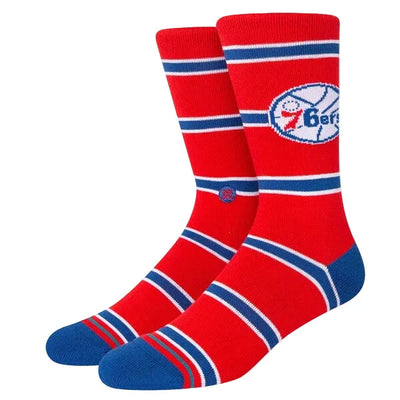 Chaussettes Stance x NBA 'Philadelphia 76ers Classic' - Rouge/Bleu