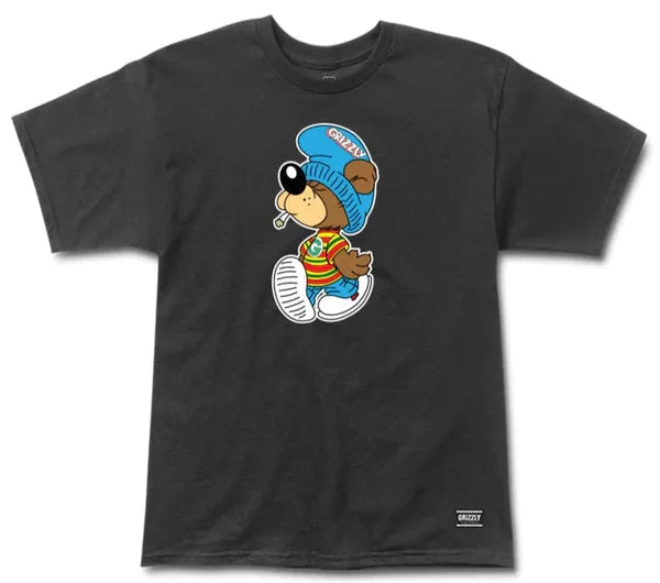 T-shirt 'Smooth Delinquent' Grizzly - Noir