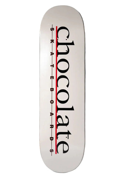 Planche 'Bar Logo' en chocolat - Gris/Rouge