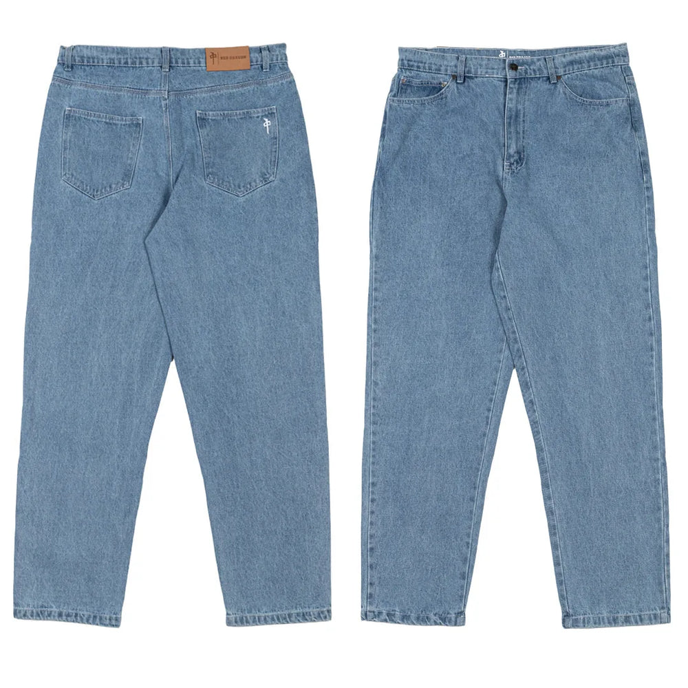 Jeans amples 'Franklin' Red Dragon - Lavés