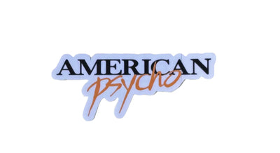 Autocollant "Writing" Color Bars x American Psycho - Orange