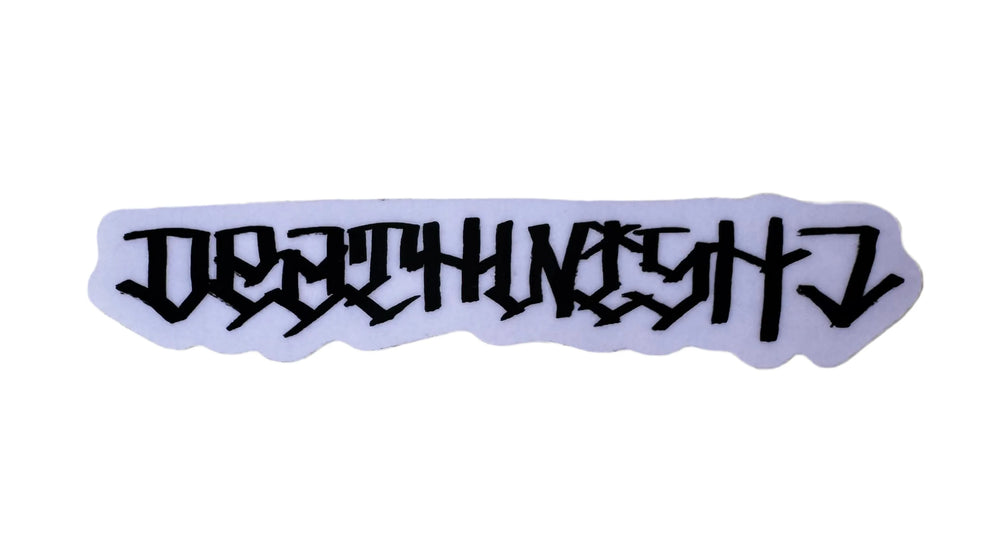 Deathwish 'Old Drawing' Sticker - Black