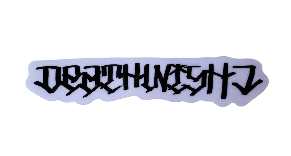 Deathwish 'Old Drawing' Sticker - Black
