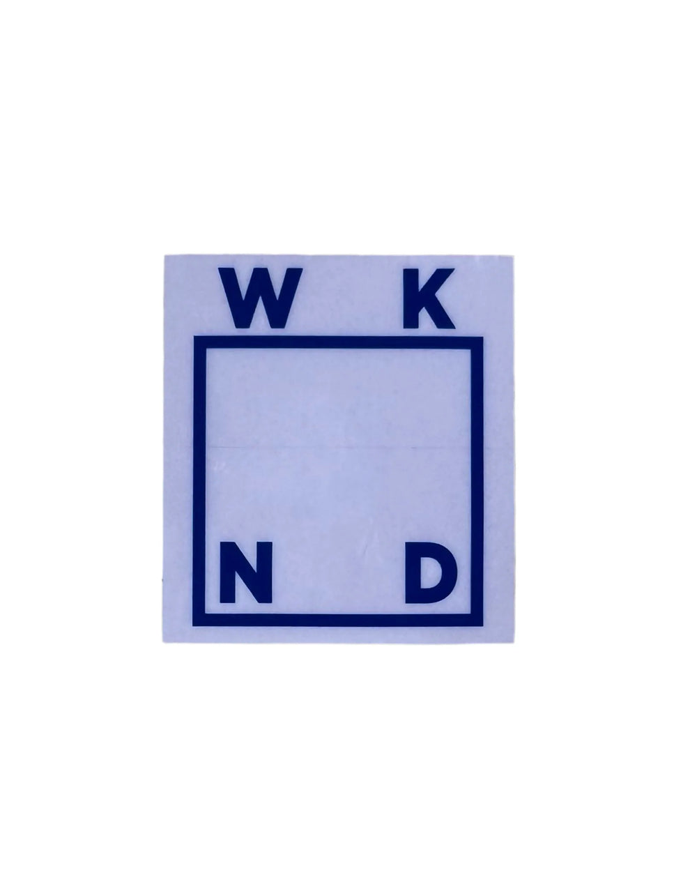 Autocollant WKND 'OG Logo' - Bleu