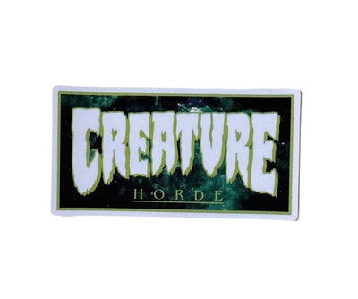 Autocollant Creature Skateboards 'Horde' - Vert