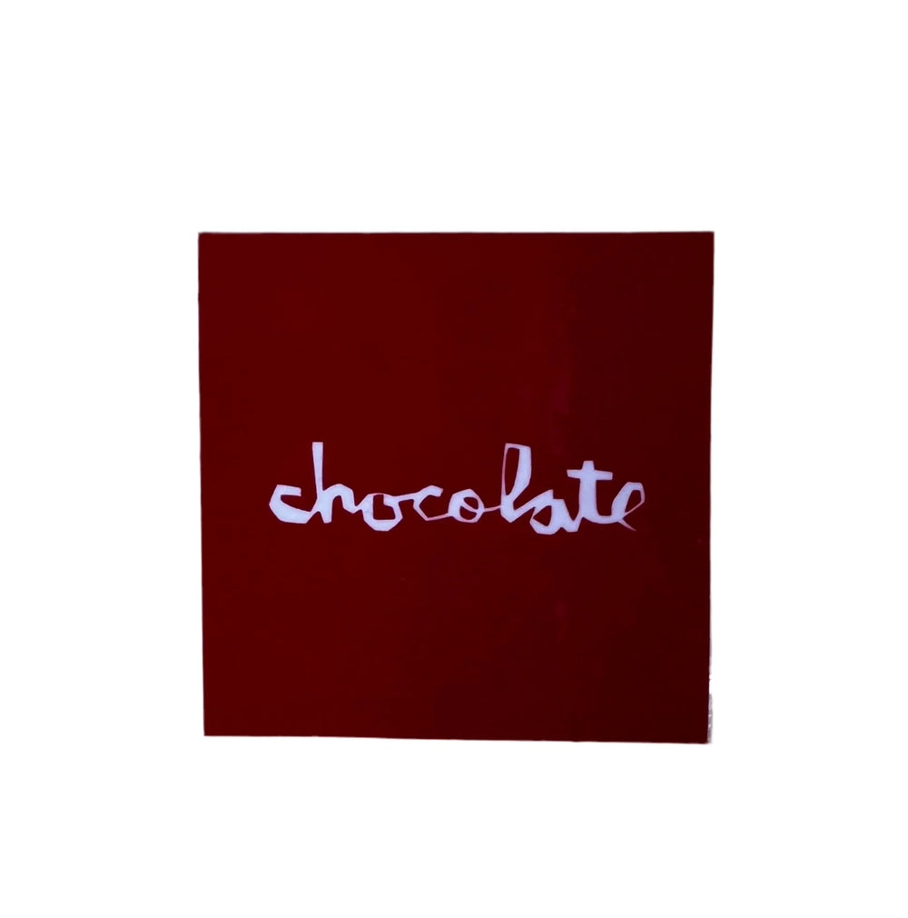 Autocollant 'OG Logo' Chocolate Skateboards - Rouge