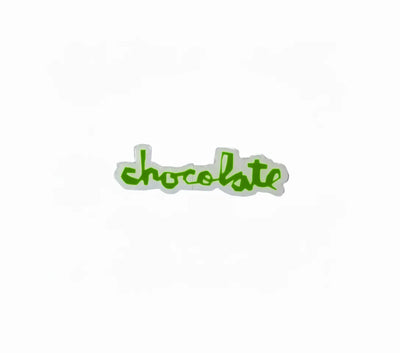 Autocollant 'OG Logo' de Chocolate Skateboards - Jaune néon