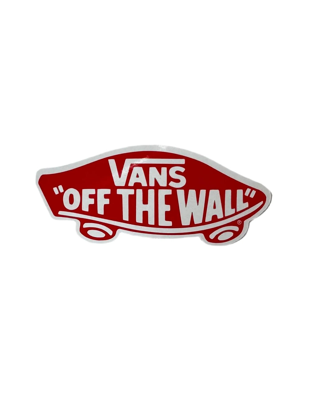 Autocollant Vans 'OG Logo' - Rouge