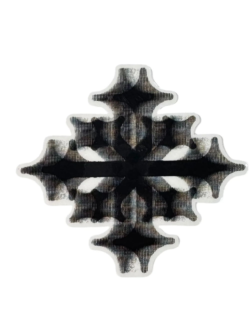Autocollant 'Cut Out' Disorder Skateboards - Noir