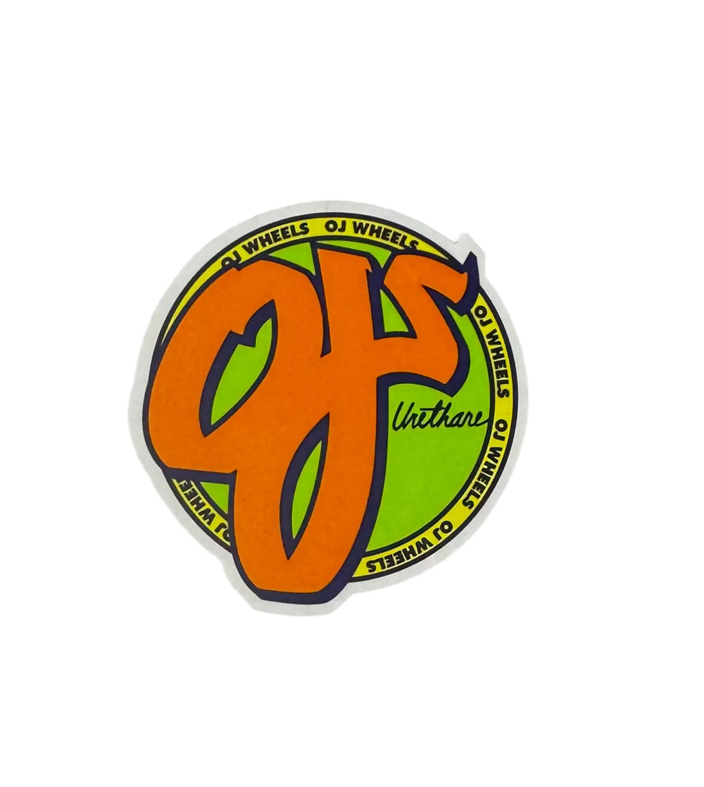 Autocollant géant 'OG Logo' OJ's Wheels - Vert lime