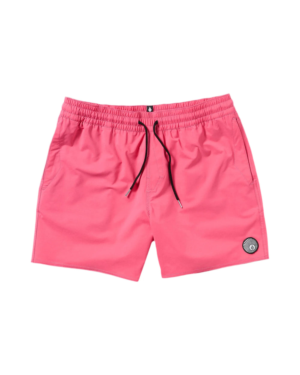 Shorts de bain Volcom 'Lido Solid Trunk 16' - Rose