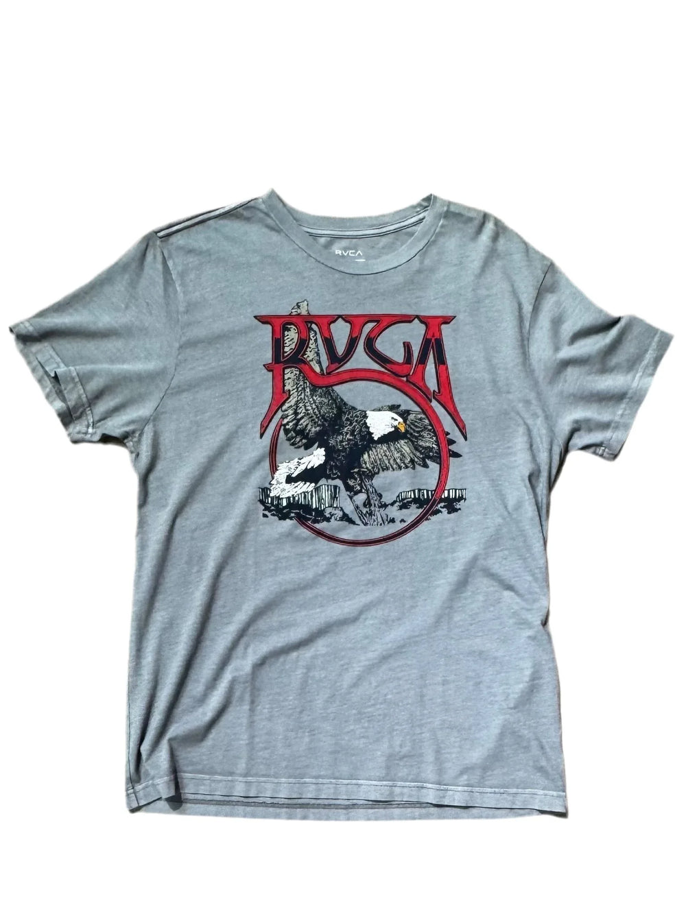 RVCA 'Nowhere' Tee - Light Grey