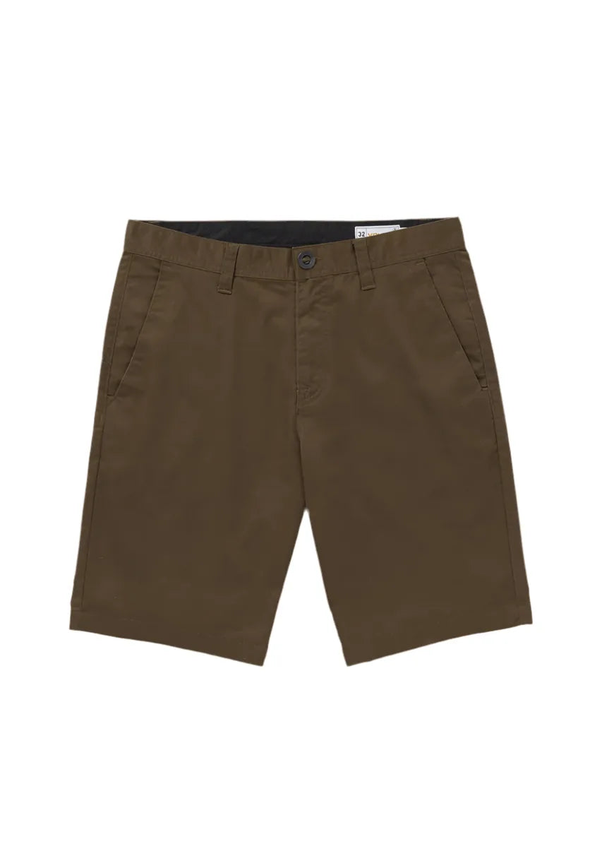 Shorts chino extensibles modernes 'Frickin' Volcom 21 - Brun