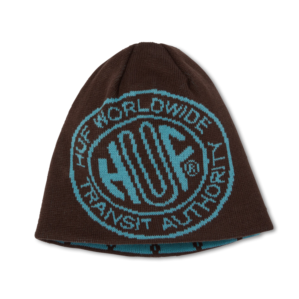 Tuque HUF 'Token Reversible Skull' - Bison