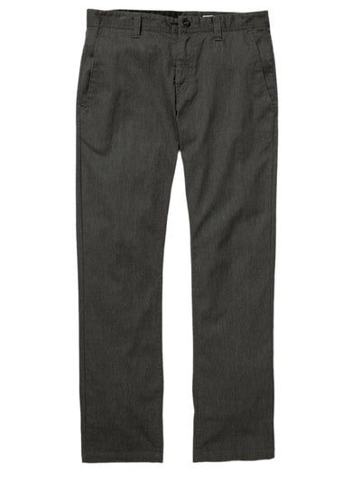 Pantalons chino extensibles 'Frickin' Modern' de Volcom - Gris chiné anthracite