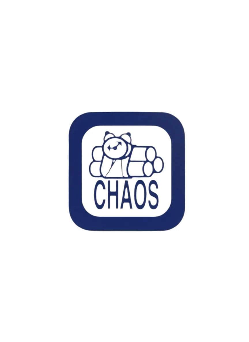 Autocollant 'Chaos' 411VM - Bleu