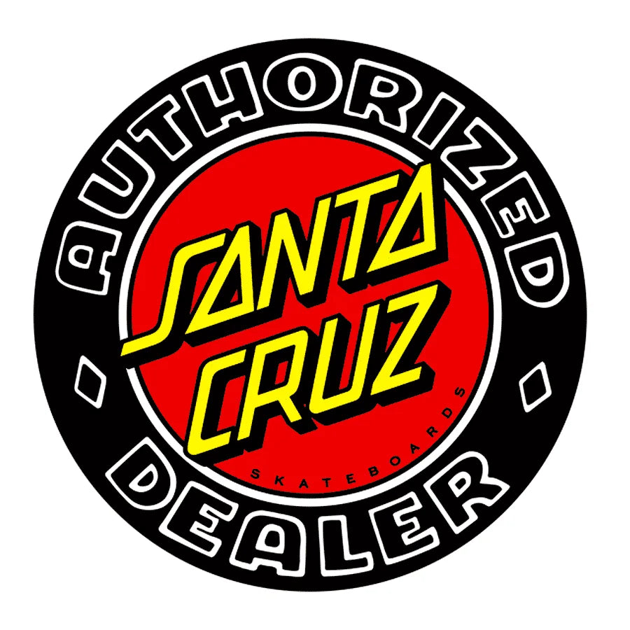 Autocollant 'Revendeur Agréé Dot' Santa Cruz - Rouge