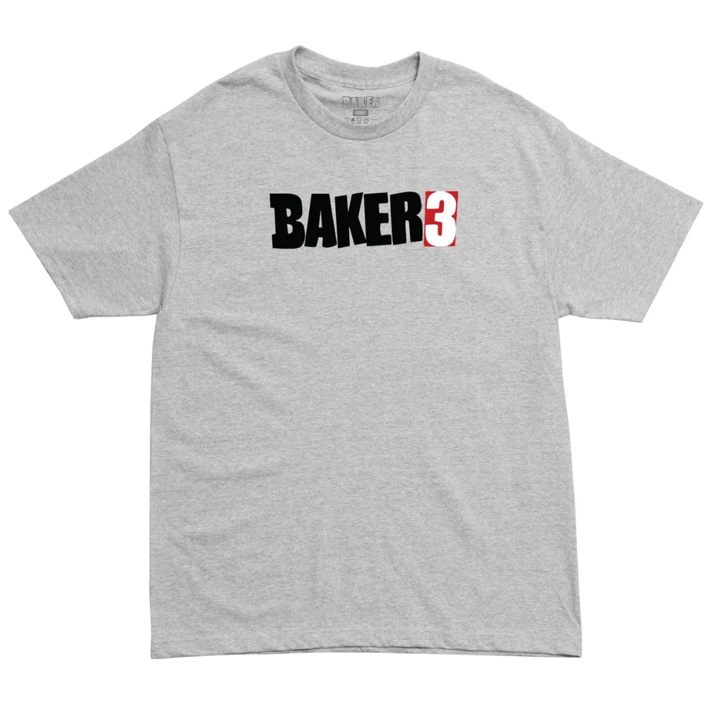 T-shirt Baker 3 - Gris chiné