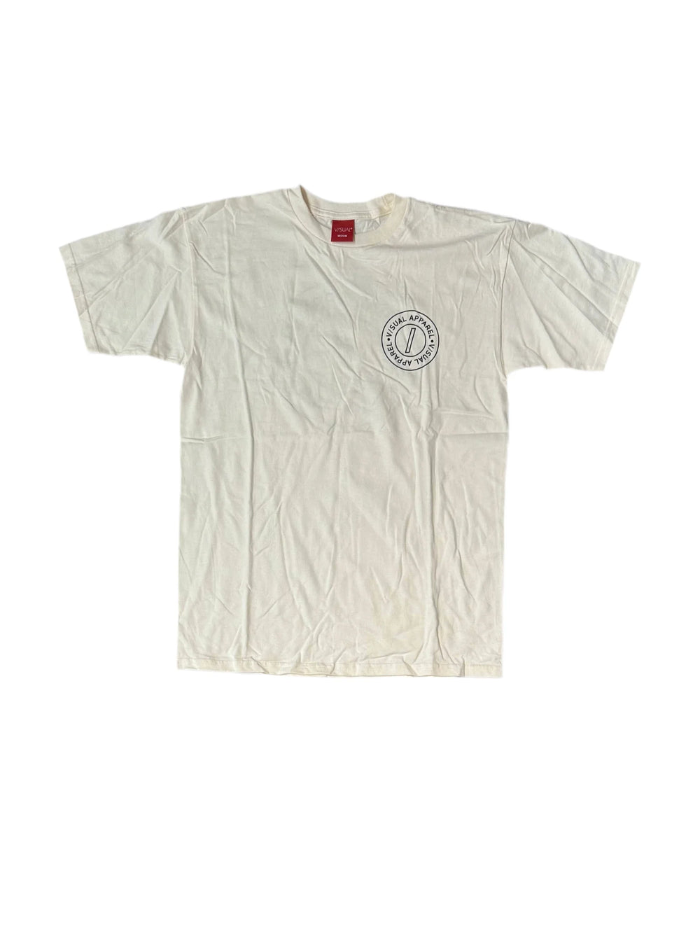 V/SUAL 'Apparel Wheel Logo' Tee - Cream