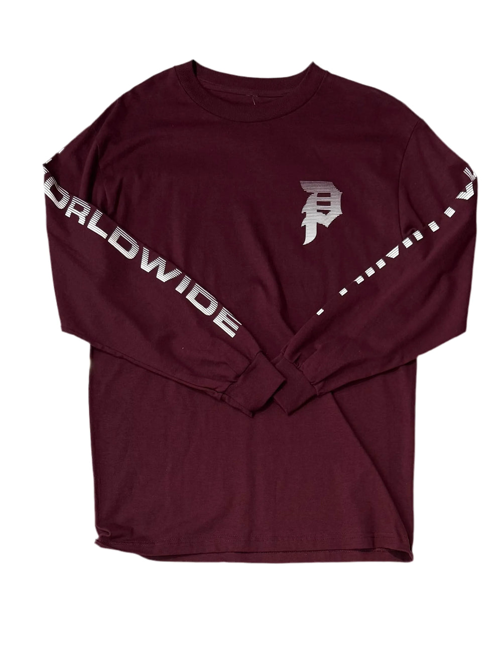 T-shirt à manches longues Primitive 'Dirty P Bars' - Bordeaux
