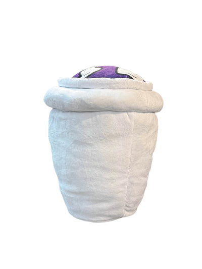 40’s & Shorties Peluche 'Double Cup' - Blanc/Violet